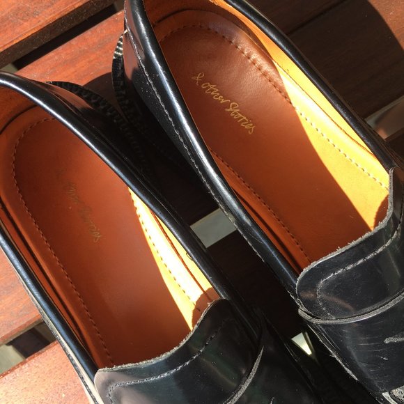 Black Leather Penny Loafers by & Other Stories - Picture 2 of 3